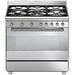 Smeg SX91MF-1 Cocina | Cocina independiente | Cocina, acero inoxidable, Pomo