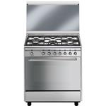 Smeg SX81GVE Cocina | Cocina empotrada  | Clase energética C | Cocina empotrada, Plata, Gas
