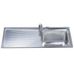 Smeg SGE116.1S Sink Built-in | Single basin, Stainless steel, Too much full integrated