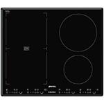 Smeg SIM61B Hob | Built-in | Black, Recessed, Induction cooktop