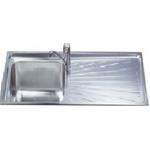 Smeg SGE116.1D Sink Built-in | Vasca singola, Acciaio inox, Piletta 3½"