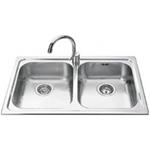 Smeg SP792-2 Sink Built-in | Single basin, Stainless steel, Too much full integrated
