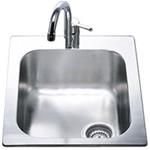 Smeg VS34/P3 Sink Built-in | Stainless steel, single basin, under-top installation