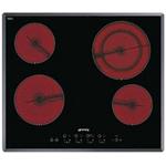 Smeg SE2641TC2 Hob | Built-in | Black, Recessed, Ceramics