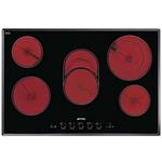Smeg SE2773TC2 Hob | Built-in | Black, Recessed, Ceramics