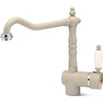 Elleci Mix Rio Cromato - 6AMIKRIOCR Grifo monocomando Fregadero | Acabado Titanium, Caño orientable, Cartucho cerámico