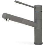 Elleci Mix Sava Avena 51 - 6AMGKSAV51 Grifo monocomando Fregadero | Acabado acero, Caño giratorio, Cartucho cerámico