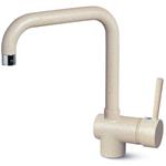 Elleci Mix Senna Avena 51 - 6AMGKSEN51 Grifo monocomando Fregadero | Acabado acero, Caño giratorio, Cartucho cerámico