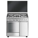 Smeg CX9SV1 Cocina | Cocina independiente | Cocina, acero inoxidable, Pomo