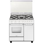 Smeg CB91GV1 Cocina | Cocina independiente | Clase energética B | Cocina, Blanco, Pomo