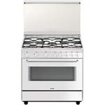 Smeg SB91GV Cocina | Cocina independiente | Clase energética A | Cocina, Blanco, Pomo