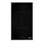 Smeg SI5322B Plaque à induction | Encastré | Classe énergétique A++ | 2 zones, Mise en marche automatique, Sécurité des enfants