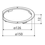 Faber FLANGIA 2 FR - 112.0157.309 Accesorio campana Accesorios | Clase energética - | Brida 2 FR, Compatibilidad Faber, Accesorio campana