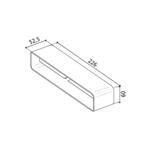 Faber RACCORDO RCR - 112.0157.295 Hood accessory Accessories | Class - | RCR connector, Faber compatible, hood accessory