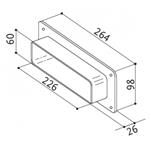 Faber RACCORDO RPR - 112.0157.297 Hood accessory Accessories | Class - | RPR connector, Faber compatible, hood accessory