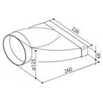 Faber RACCORDO RRC - 112.0157.296 Hood accessory Accessories | Class - | RRC connector, Faber compatible, Hood accessory