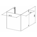 Faber KIT CAMINO SUPERIORE X  H990 - 112.0157.257 Fireplace kit Accessories | Class - | Upper chimney kit, Faber compatible, H990