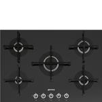 Smeg PV175N-1 Kochfeld | Einbauversion | Schwarz, Einbauversion, Gas