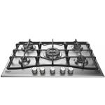 Hotpoint-Ariston PCN 751 T/IX/HA Gas hob Built-in | Class - | 5 gas burners, Electronic ignition, Enamelled grates