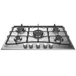 Hotpoint-Ariston PCN 752 T/IX/HA Gas hob Built-in | Class - | 5 gas burners, Electronic ignition, Enamelled grates