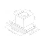 elica BOX IN PLUS IXGL/A/90 - PRF0097796A Hood Built-in | Class A | Width 90 cm, stainless steel, LED lighting