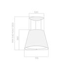 Elica PRF0120354 campana Decorativa Acero inoxidable 603 m³/h