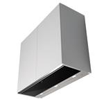 Falmec Move Parete/Wall 60 Cono Vetro Nero Lucido Ral 9005 220-240V - 50-60Hz T80 S/Filtro Campana extractora De pared | Clase energética A | Vidrio negro, 600 m LED, Diseño compacto