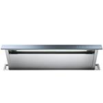 Foster Down-Draft Ghost C/Vtr 120 Ft - 2451120 Hood Retractable | Class A | Touch controls, satin stainless steel finish and black glass, max airflow 800 m³/h