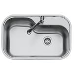 Foster Tornado Soft 1V.Spazz.Inox * - 1679660 Sink  1 vasca: 730 x 400, Piletta automatica 3½, Possibilità di fori aggiuntivi