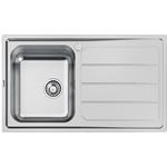 Foster Elettra 1Vsx+Sc B8 Inox - 5186062 Sink  1 vasca: 340 x 400, Piletta 3½, Possibilità di fori aggiuntivi | Over-top