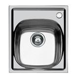 Foster S1000 1Vdx C/F.Msc.Dx 3,5" - 1144061 Sink  1 vasca: 360 x 360, Piletta 3 ½, Possibilità di fori aggiuntivi | Over-top