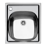 Foster S1000 Inox 1Vsx-C/F.Msc.Sx - 1144002 Sink  1 vasca: 360 x 360, Piletta 3 ½, Possibilità di fori aggiuntivi | Sink