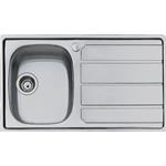 Foster S1000 1Vl Sx+Sc. F.3,5" - 1186162 Sink  1 vasca: 340 x 400, Piletta 3 ½, Possibilità di fori aggiuntivi | Sink