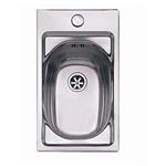 Foster S1000 Inox Monovasca - 1129000 Sink  1 vasca: 360 x 360, Piletta 3 ½, Possibilità di fori aggiuntivi | Sink