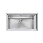 Foster Ke 1V 71X40 S/Ft Tpr Inox - 2287050 Sink  1 vasca: 710 x 400, Piletta 3½, Possibilità di fori aggiuntivi | Built-in