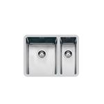 Foster Ke 2V 18+34 Tpr S/Top Inox - 2201851 Sink  1 vasca: 710 x 400, Piletta 3½, Inox