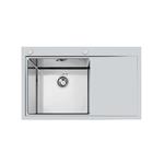 Foster Master 1Vsx 45 Tpr Ft - 1250052 Sink  1 vasca: 450 x 400, Piletta automatica 3½, Possibilità di fori aggiuntivi | Built-in