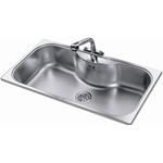 Foster Uragano 1V.Spazzol.Inox - 1555600 Sink Built-in | Stainless steel, 1 basin, Brushed finish