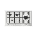 Foster 5F Fl B8 Inox - 7201032 Gas hob Built-in | Stainless steel AISI 304 brushed, Cast iron grids, coprispartifiamma smaltati, Ignition electric