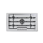 Foster 5F Ke B8-86 Inox - 7603032 Gas hob Built-in | Stainless steel AISI 304 brushed, Dimensions 860x500, Cast iron grids, coprispartifiamma smaltati
