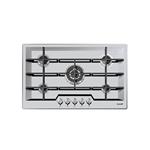Foster 5F Ke B8-79 Inox - 7602032 Gas hob Built-in | Stainless steel AISI 304 brushed, Dimensions 860x500, Cast iron grids, coprispartifiamma smaltati