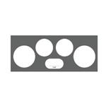 TOUCH CONTROL MODULAR 4 ZONE WHT