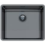 Foster Vasca Ke 50X40 S/Top Gunmetal - 2155856 Sink  1 vasca: 500 x 400, Piletta 3½, Acciaio inox AISI 304 | Overlapping