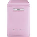 Smeg LVFABPK Geschirrspüler | Freistehend | Energieklasse A+++ | Freie Installation, Rosa, Silber