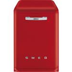 Smeg LVFABRD Geschirrspüler | Freistehend | Energieklasse A+++ | Freie Installation, Rot, Silber