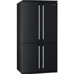 Smeg FQ960N Kühl-gefrierkombination | Freistehend | Energieklasse A+ | Freie Installation, Amerikanische Tür, Schwarz
