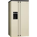 Smeg SBS963P Frigorífico-congelador | Nevera de vino | Clase energética A+ | Instalación gratuita, Puerta americana, crema