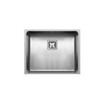 Elleci Inox W-Square 50X40 1V Sat  - 6ALIW500SACMU Sink Sopratop/Sottotop/Filotop | Single bowl, Stainless steel, Satin finish
