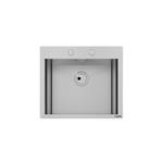Foster Vasca New Wave 50X40 Ft Inox - 1410000 Sink  1 vasca: 710 x 400, Acciaio inox, bordo piatto | Built-in