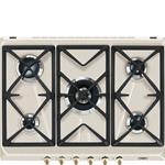 Smeg SRV876AVOGH Kochfeld | Einbauversion | Creme, Einbauversion, Gas